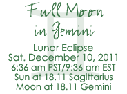 Full Moon in Gemini